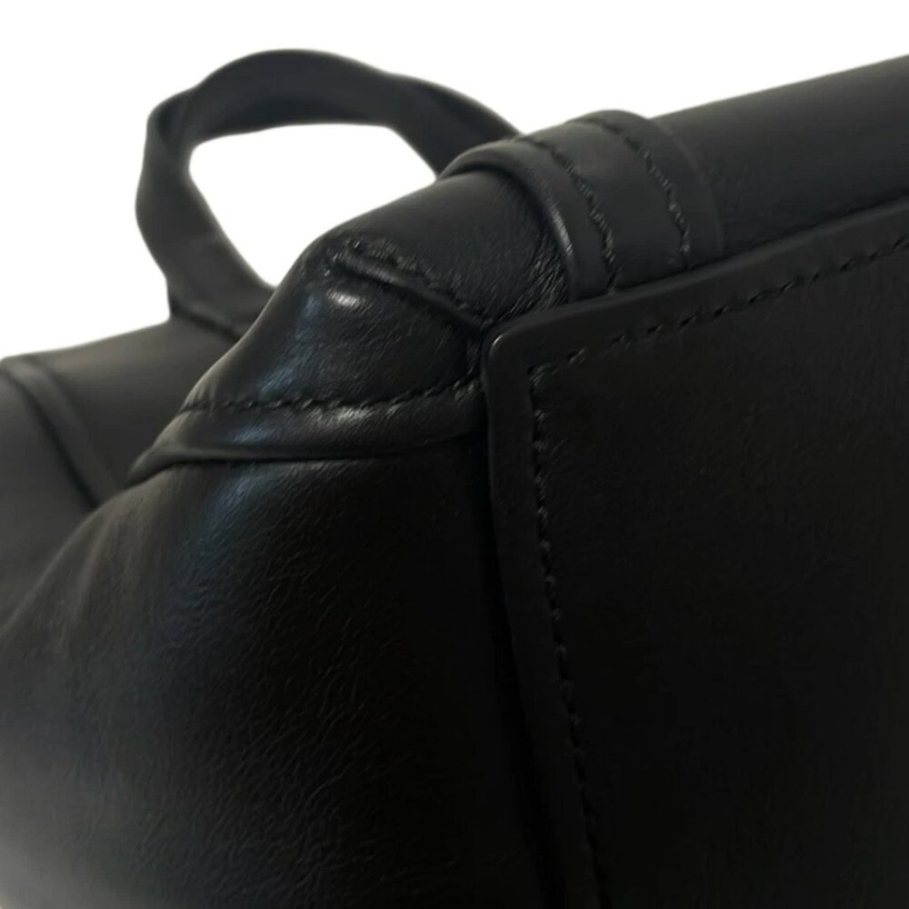 BALENCIAGA Laundry Cover XS Black Leather - Handbag 477-052625 - Picture 6 of 10
